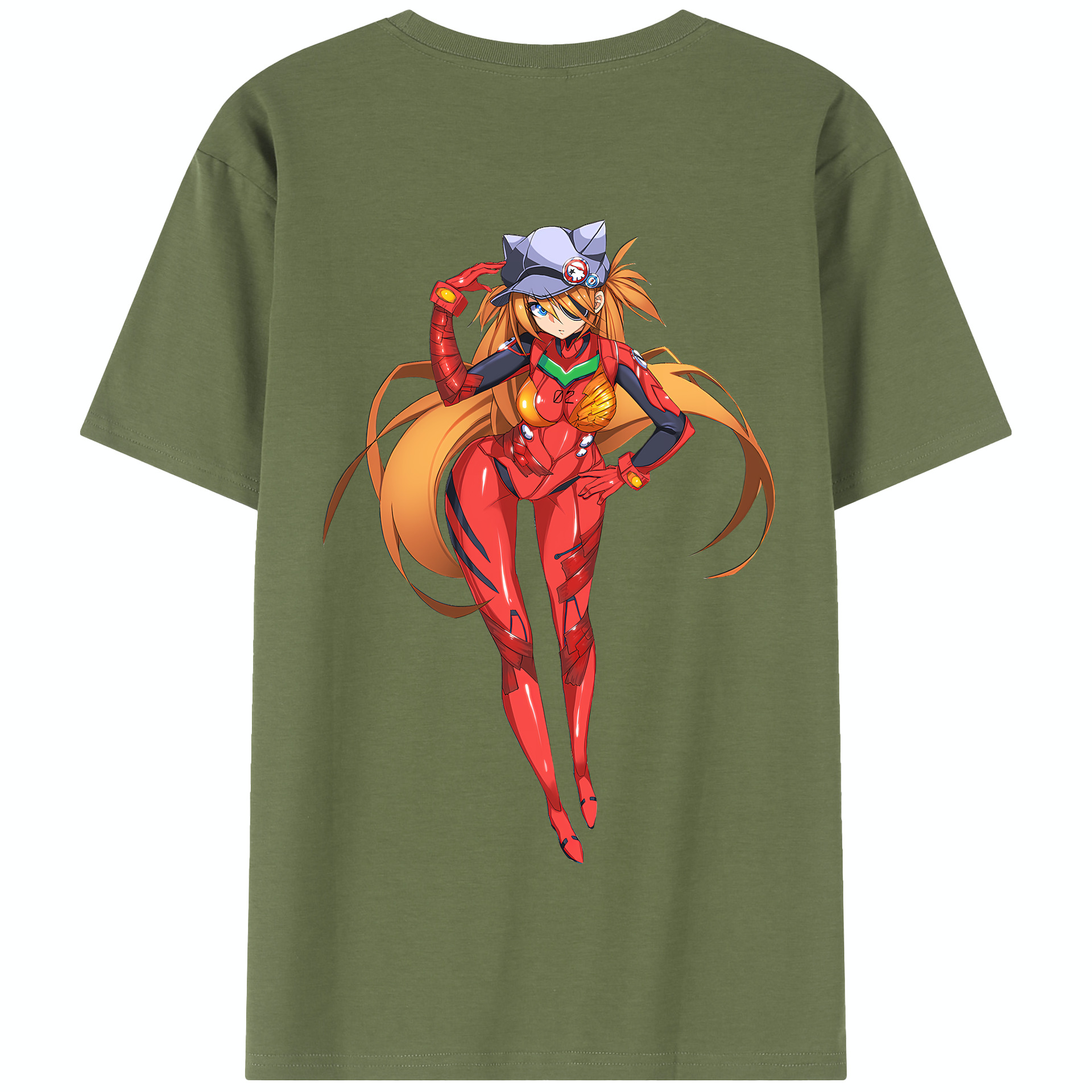 （画像用） EVA 新世紀エヴァンゲリオン 綿100％半袖Tシャツ（背面プリント）